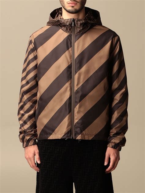 fendi reversible jacket men's|fendi windbreaker.